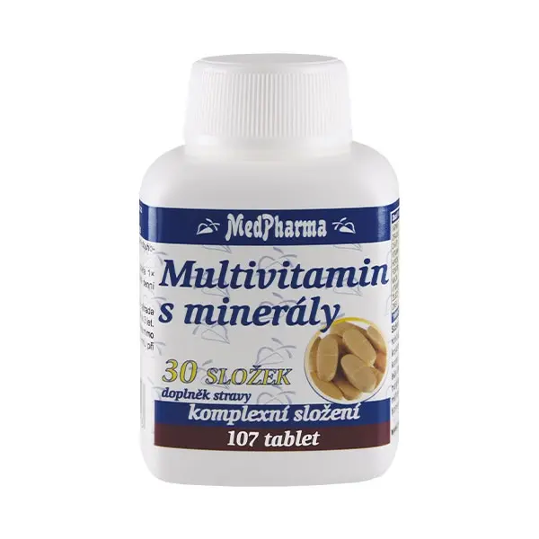 MedPharma MultiVitamín s minerály 30složek 107 tablet