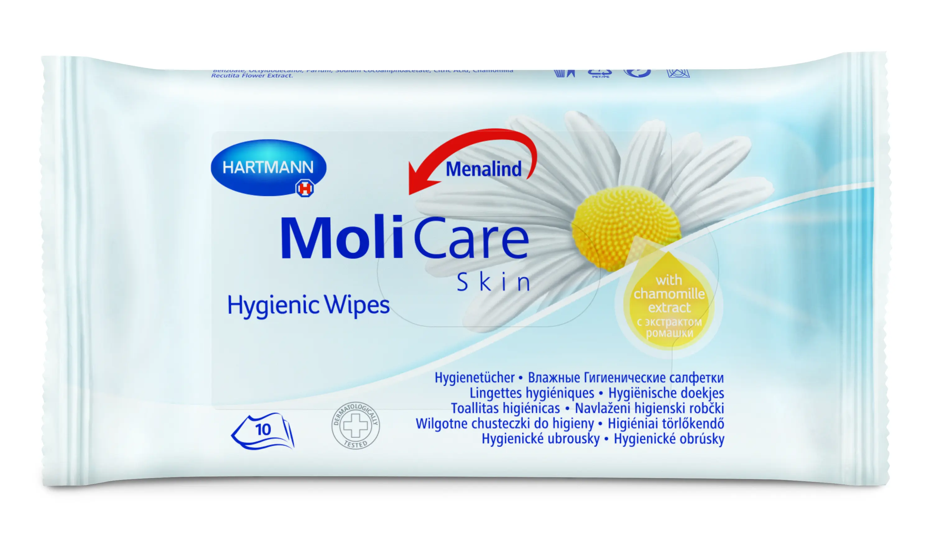 MoliCare Skin Hygienické ubrousky 10 ks Menalind