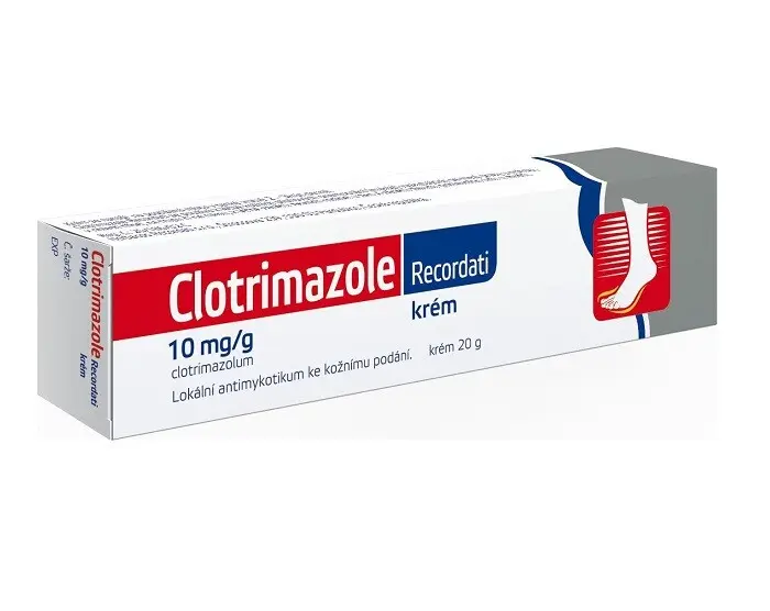 Clotrimazole Recordati 10 mg/g.crm. 1 x 20 g