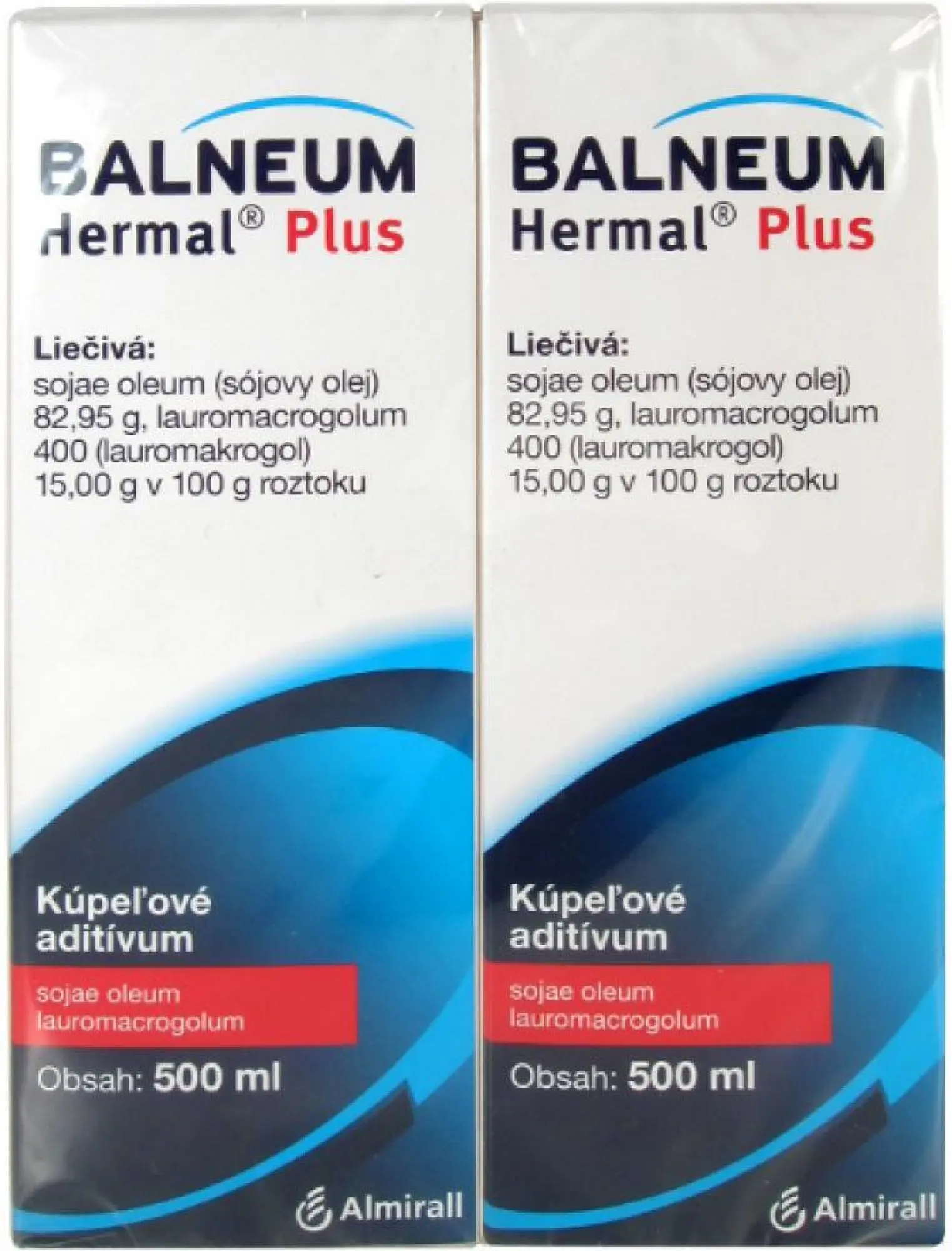 BALNEUM HERMAL PLUS DRM 829,5MG/G+150MG/G ADT BAL 2X500ML