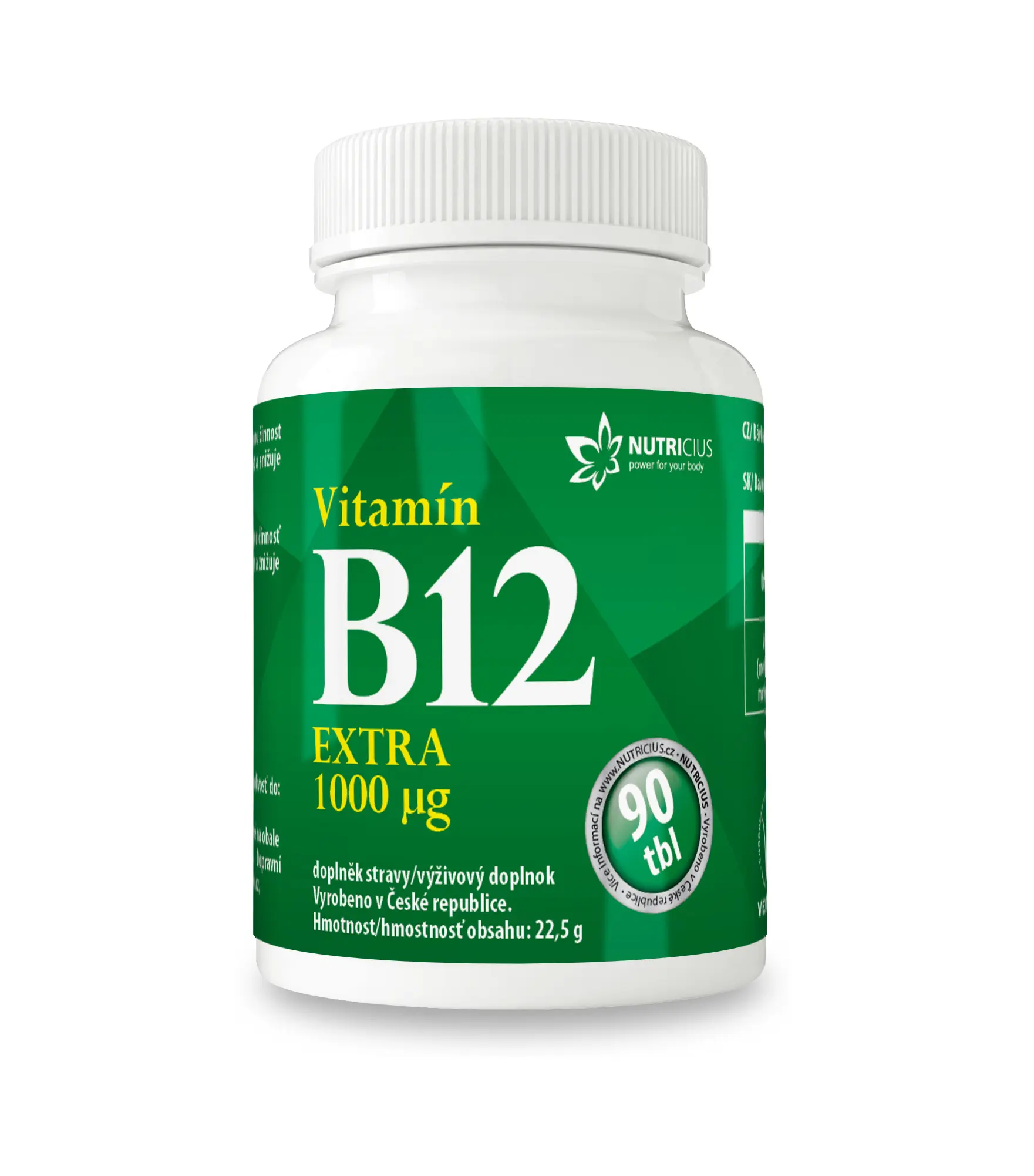 Nutricius Vitamín B12 Extra 1 kg 90 tablet