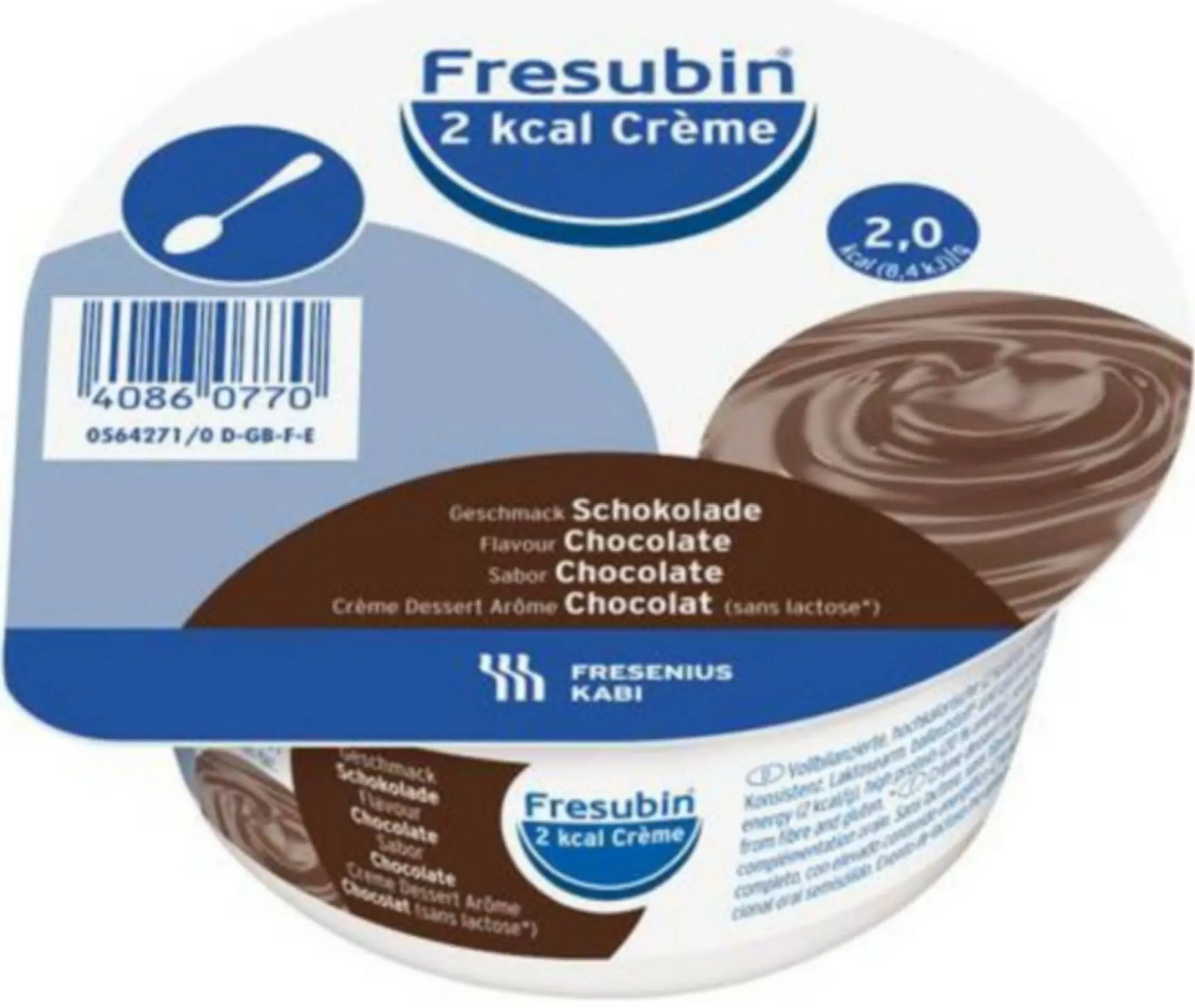 Fresubin 2 kcal Creme Čokoláda por.sol. 4 x 125 g