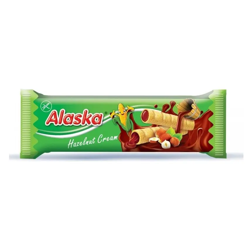 Alaska Kukuřičné trubičky lískooříškové 18 g
