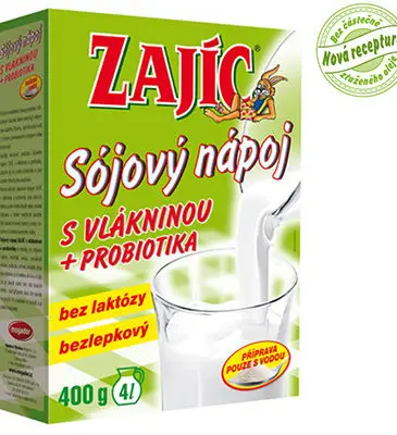 Mogador Sójový nápoj Zajíc s vlákninou 400 g