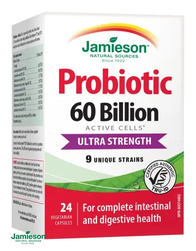 Jamieson Probiotic 60 miliard ULTRA STRENGTH 24 kapslí