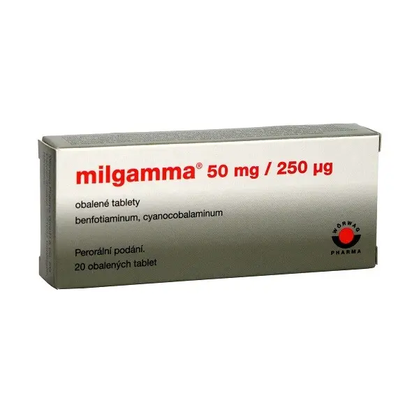 milgamma 50 mg/250mcg.tbl.obd.20