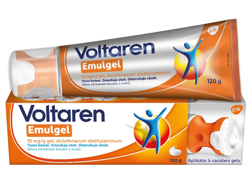 Voltaren Emulgel 10 mg/g gel.120 g