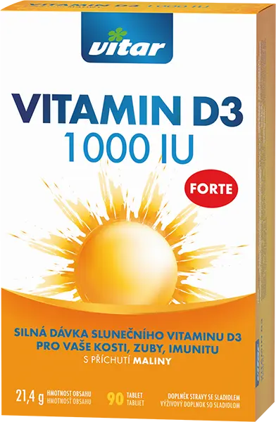 Revital Vitamin D3 Forte 1000 IU 90 tablet