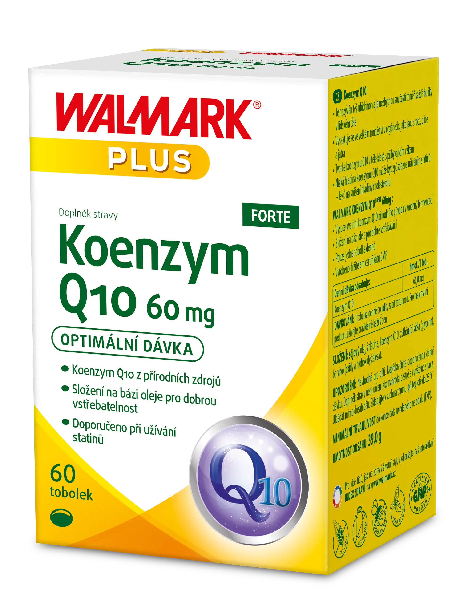 Levně Walmark Koenzym Q10 Forte 60 mg 60 kapslí