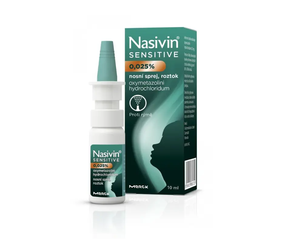 Nasivin Sensitive 0,025% 0,25 mg/ml nas.spr.sol. 1 x 10 ml