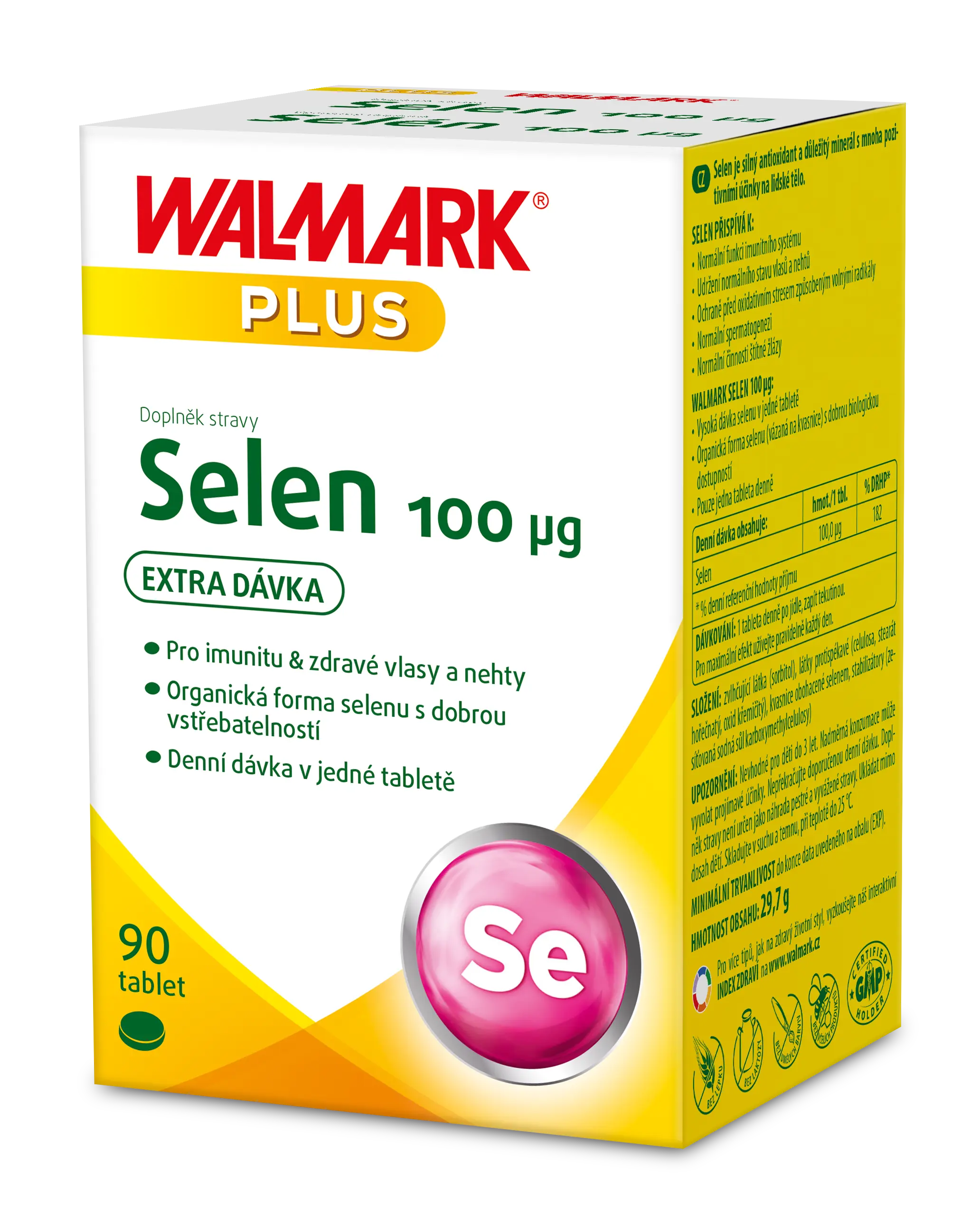 Walmark Selen 100mcg 90 tablet