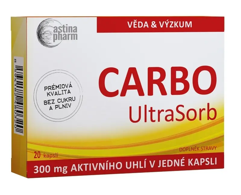 Astina Carbo UltraSorb 20 kapslí