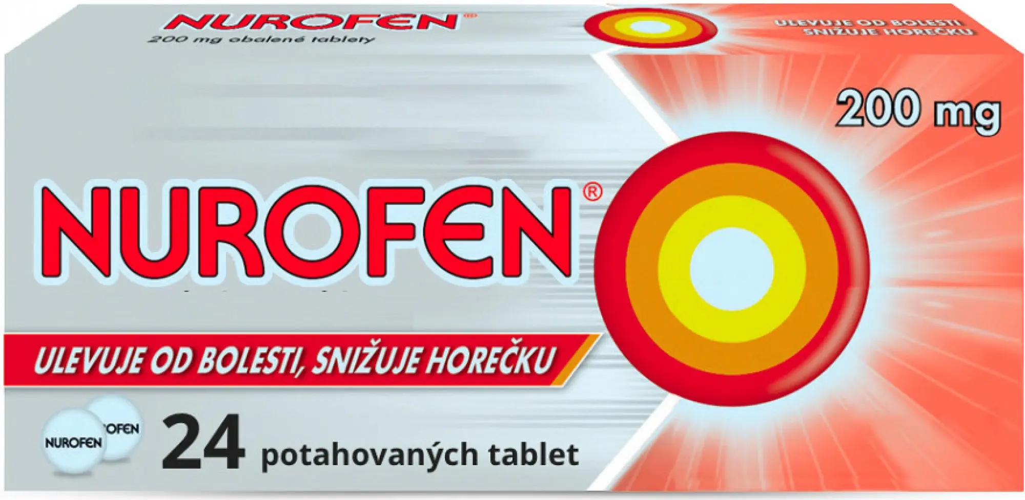 Nurofen 200 mg por.tbl.obd. 24 x 200 mg