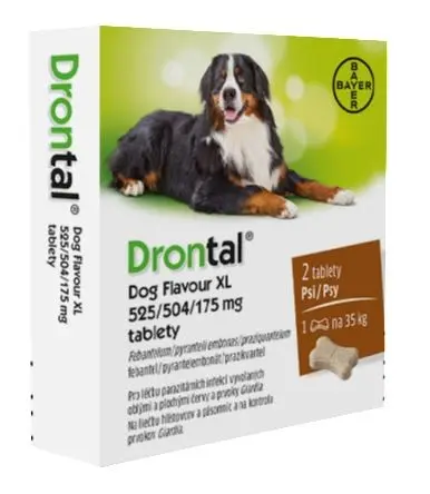 Drontal Dog Flavour XL 35 kg 1 x 2 tbl