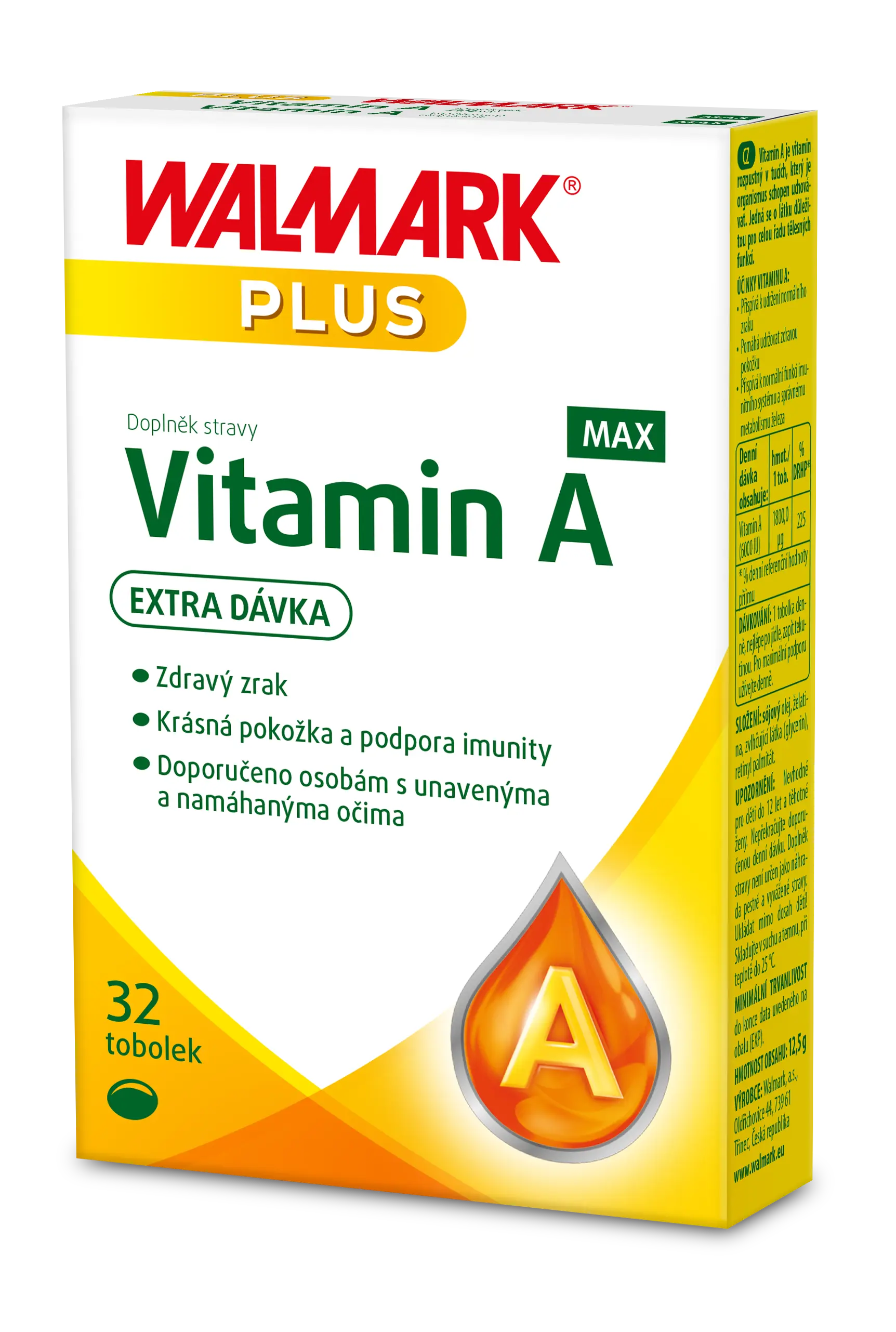 Walmark Vitamin A MAX 32 tobolek