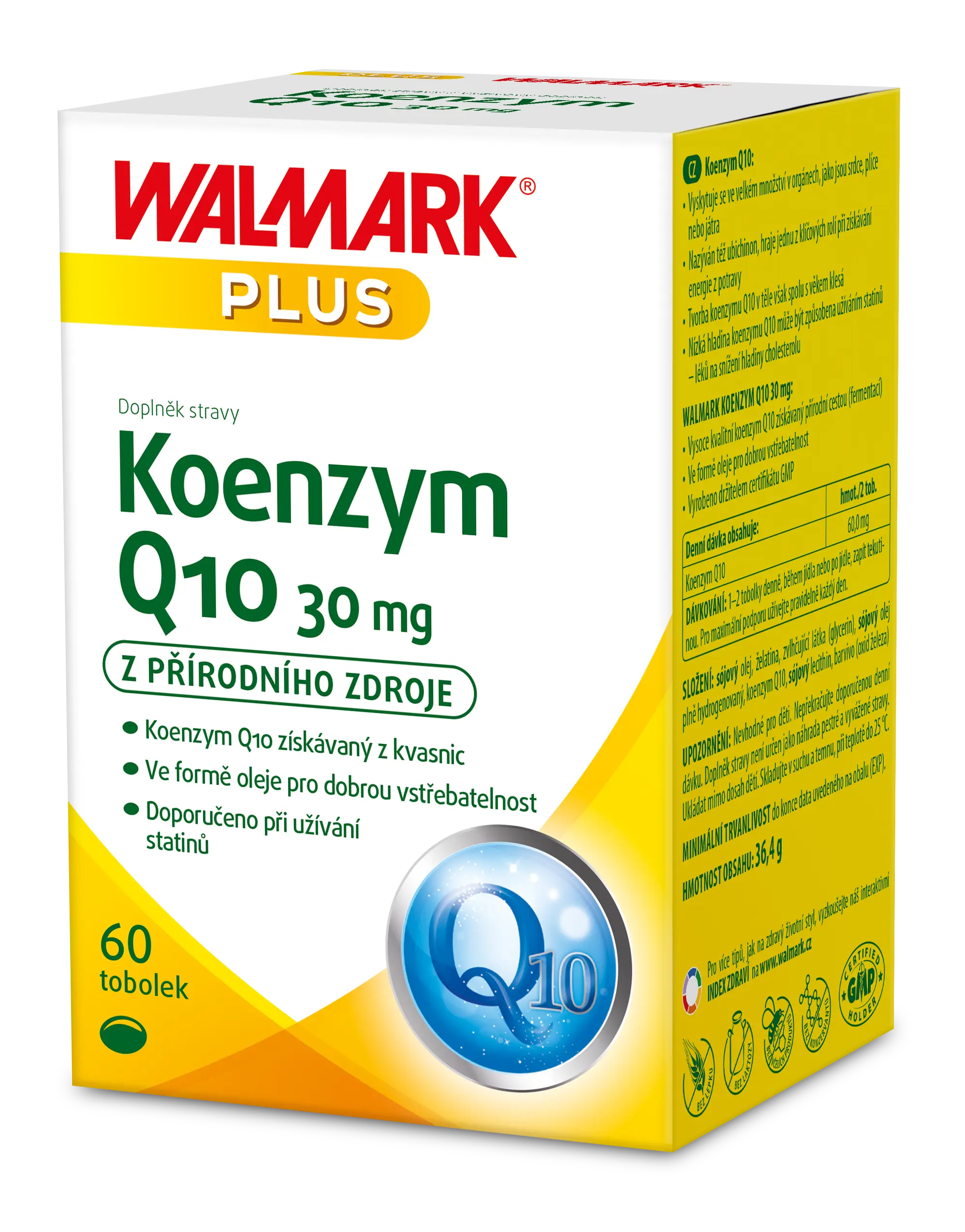 Walmark Koenzym Q10 30 mg 60 tobolek