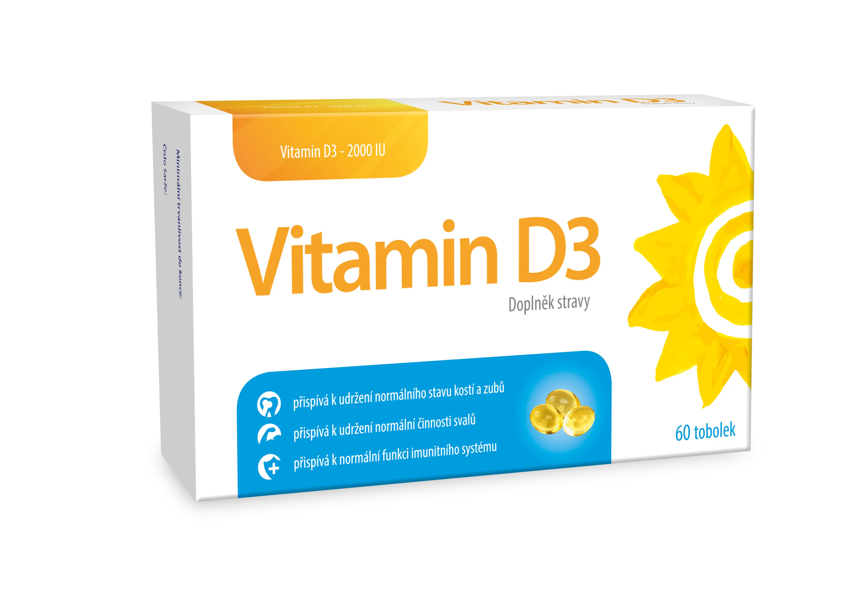 Sirowa Vitamin D3 2000IU 60 tobolek