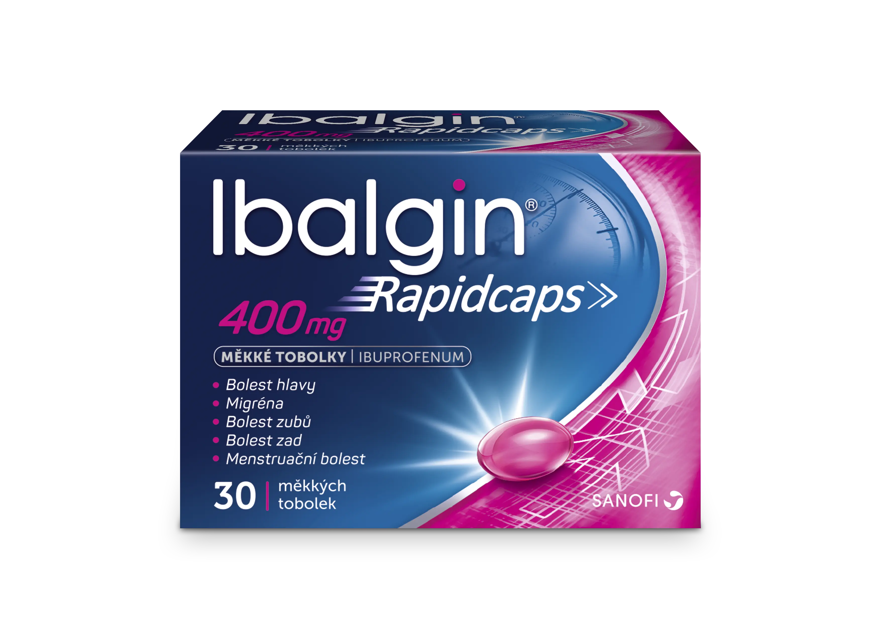 Ibalgin Rapidcaps měkké tobolky 400 mg.cps.mol.30