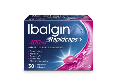 Ibalgin Rapidcaps 400 mg měkké tobolky 30 ks