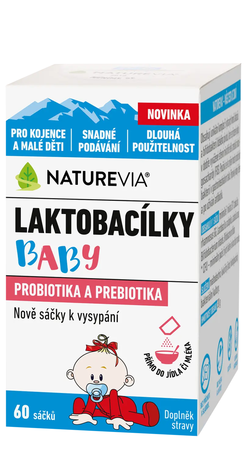 Swiss NatureVia Laktobacily baby 60 sáčků