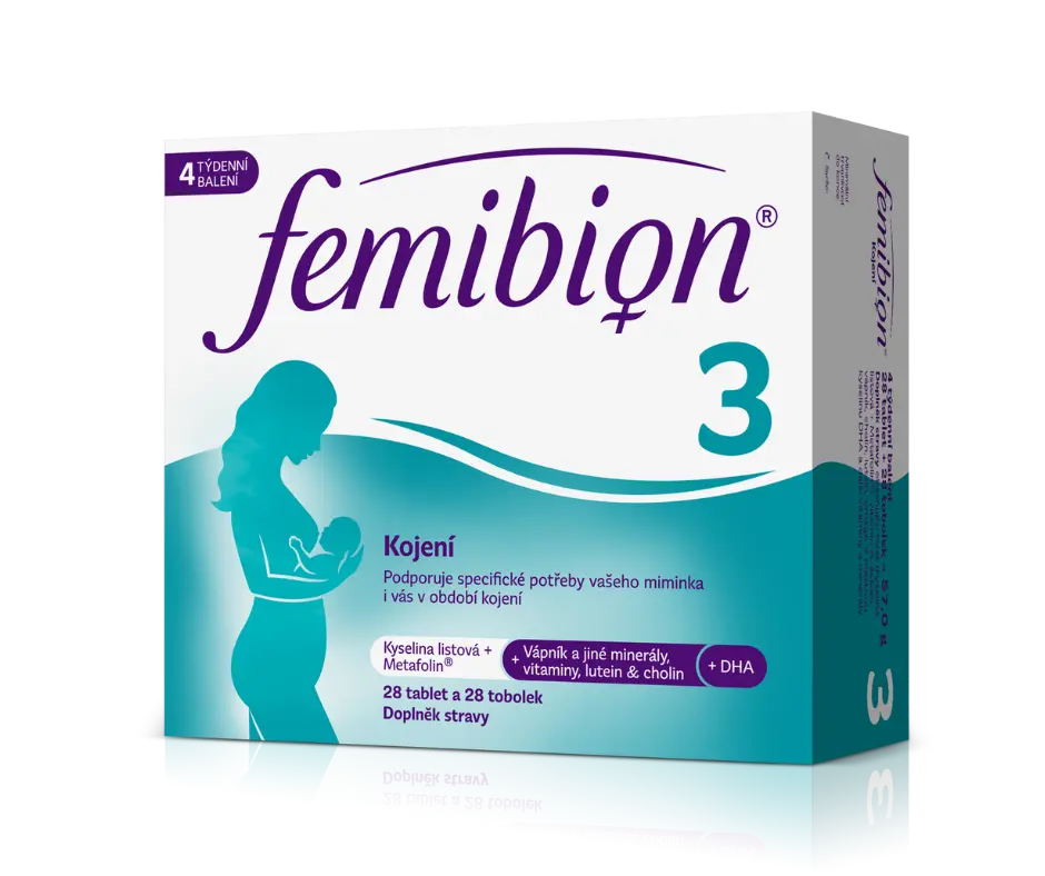 Femibion 3 Kojení 28 tablet + 28 kapslí 56 tablet