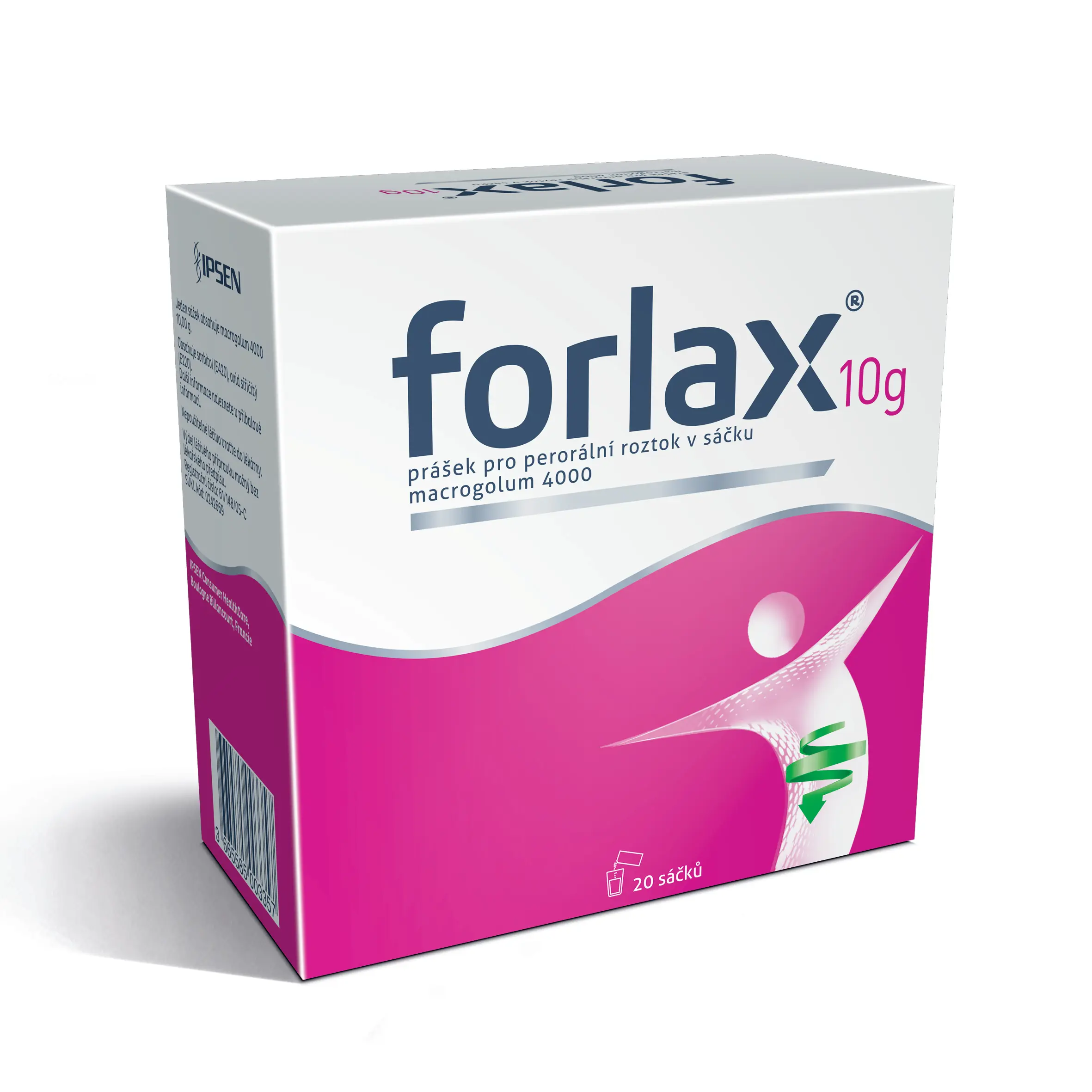 Forlax 10 g por.plv.sol. 20 x 10 g