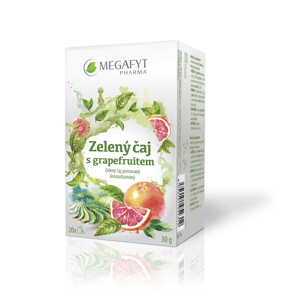 Megafyt Zelený čaj s grapefruitem 2 x 1,5 g