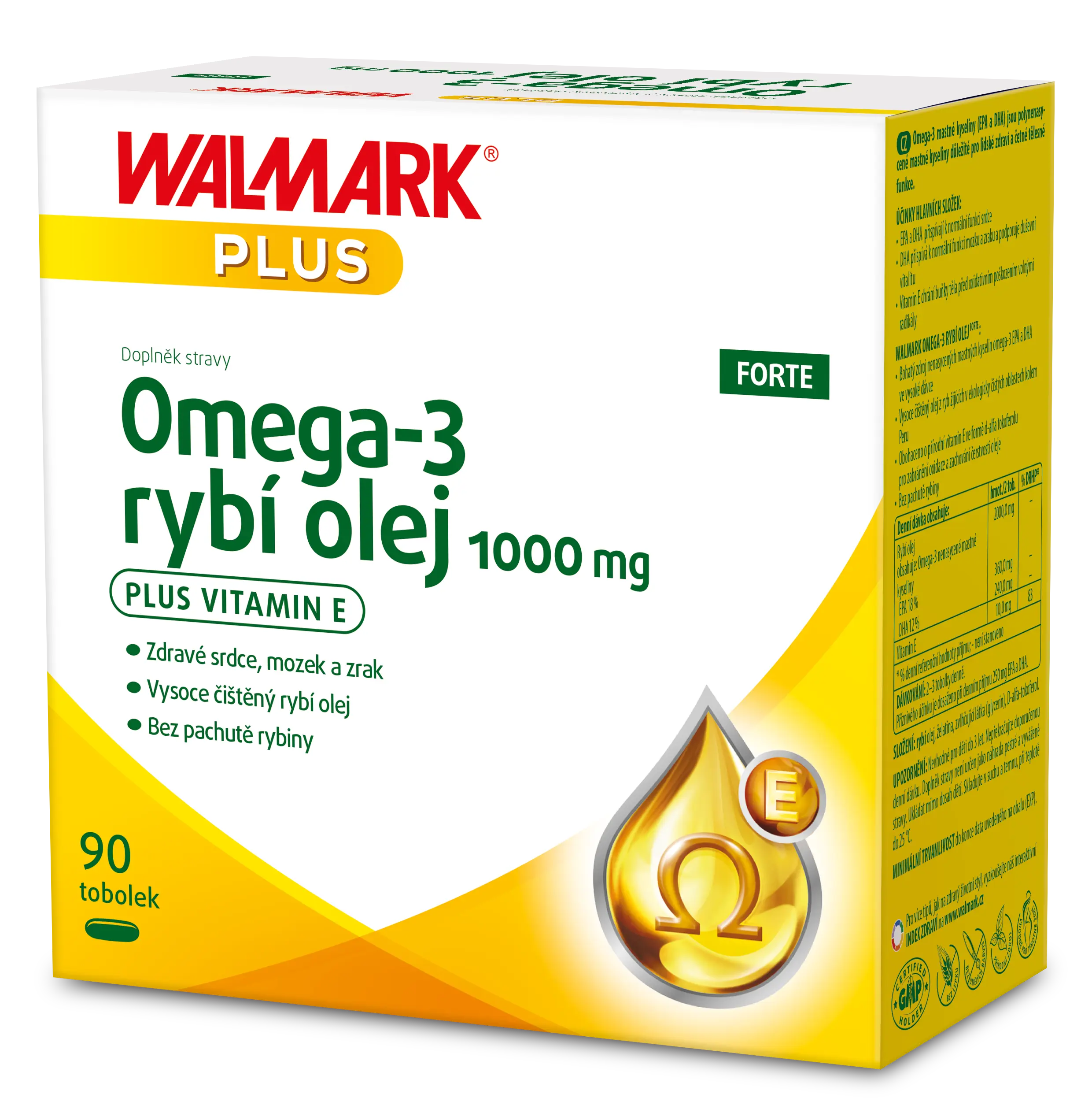 Walmark Omega 3 rybí olej 1000 mg 90 tablet