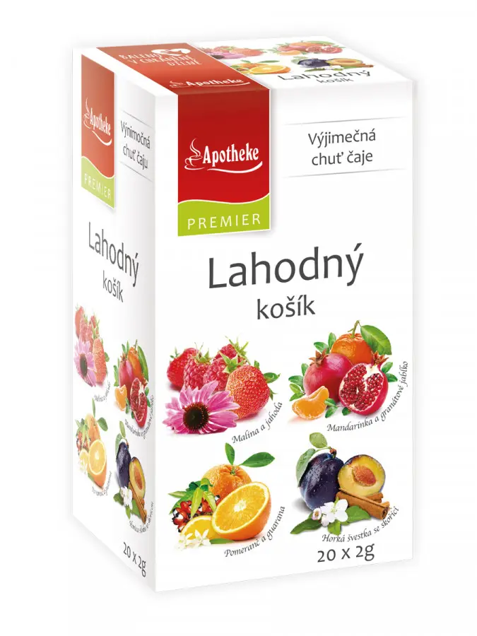 Apotheke PREMIER Lahodný košík čaj 4v1 20 x 2 g