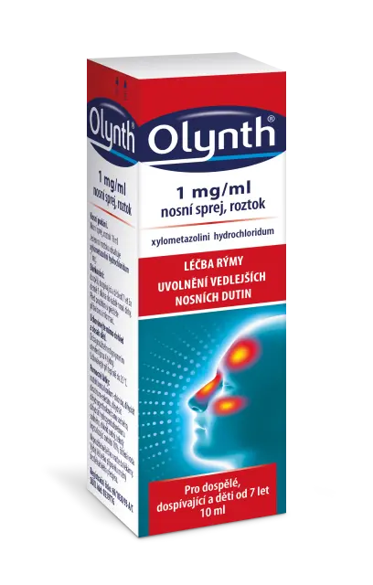 Olynth 1 mg/ml nosní sprej roztok 10 ml