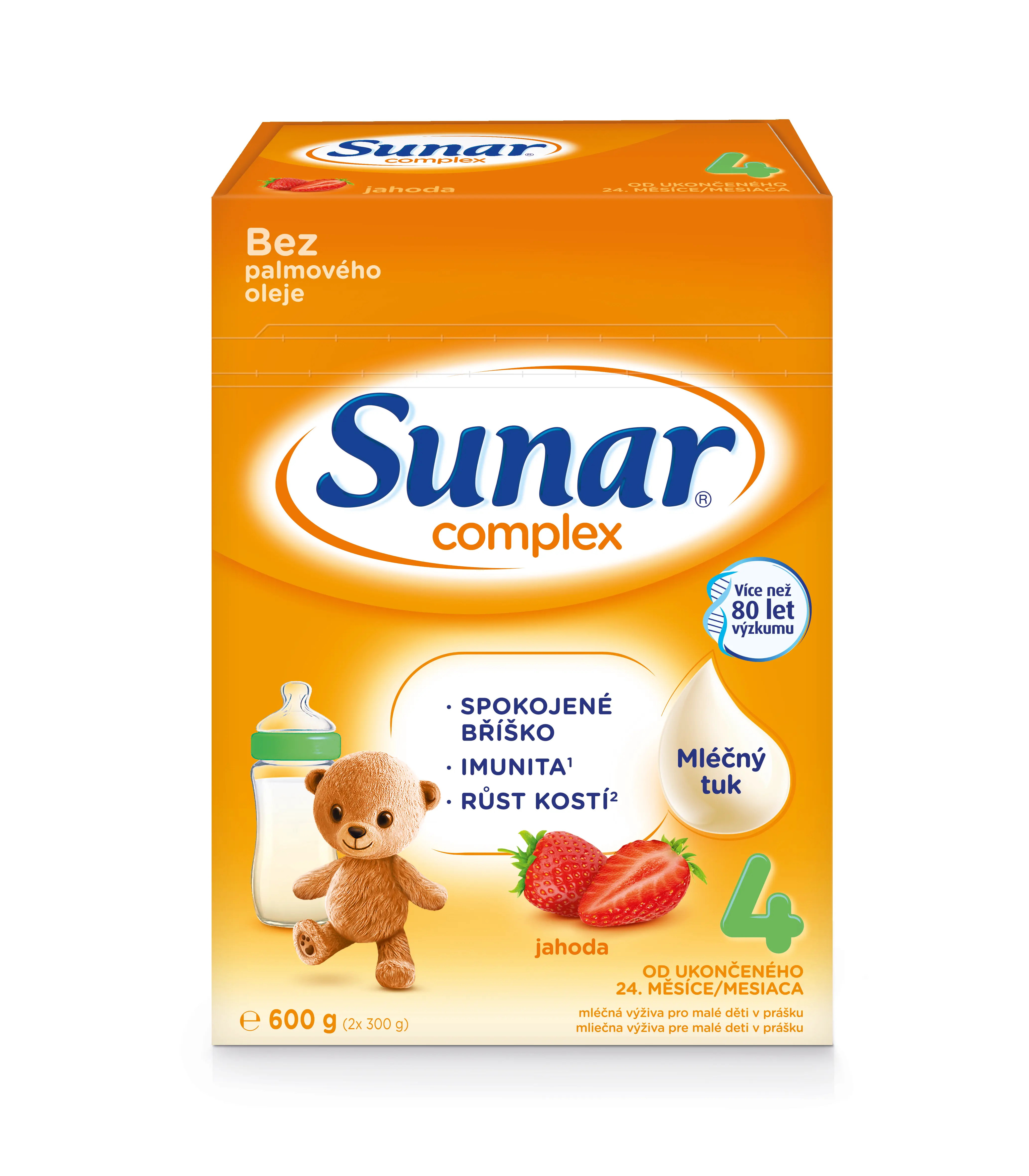 Sunar Complex 4 jahoda 600 g