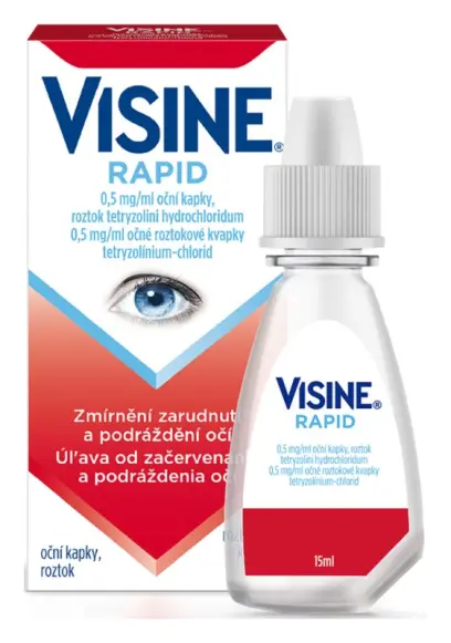 Visine® Rapid 0,5mg/ml oční kapky, roztok 15 ml