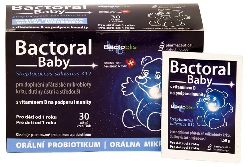 Bactoral Baby s vitamínem D 30 sáčků