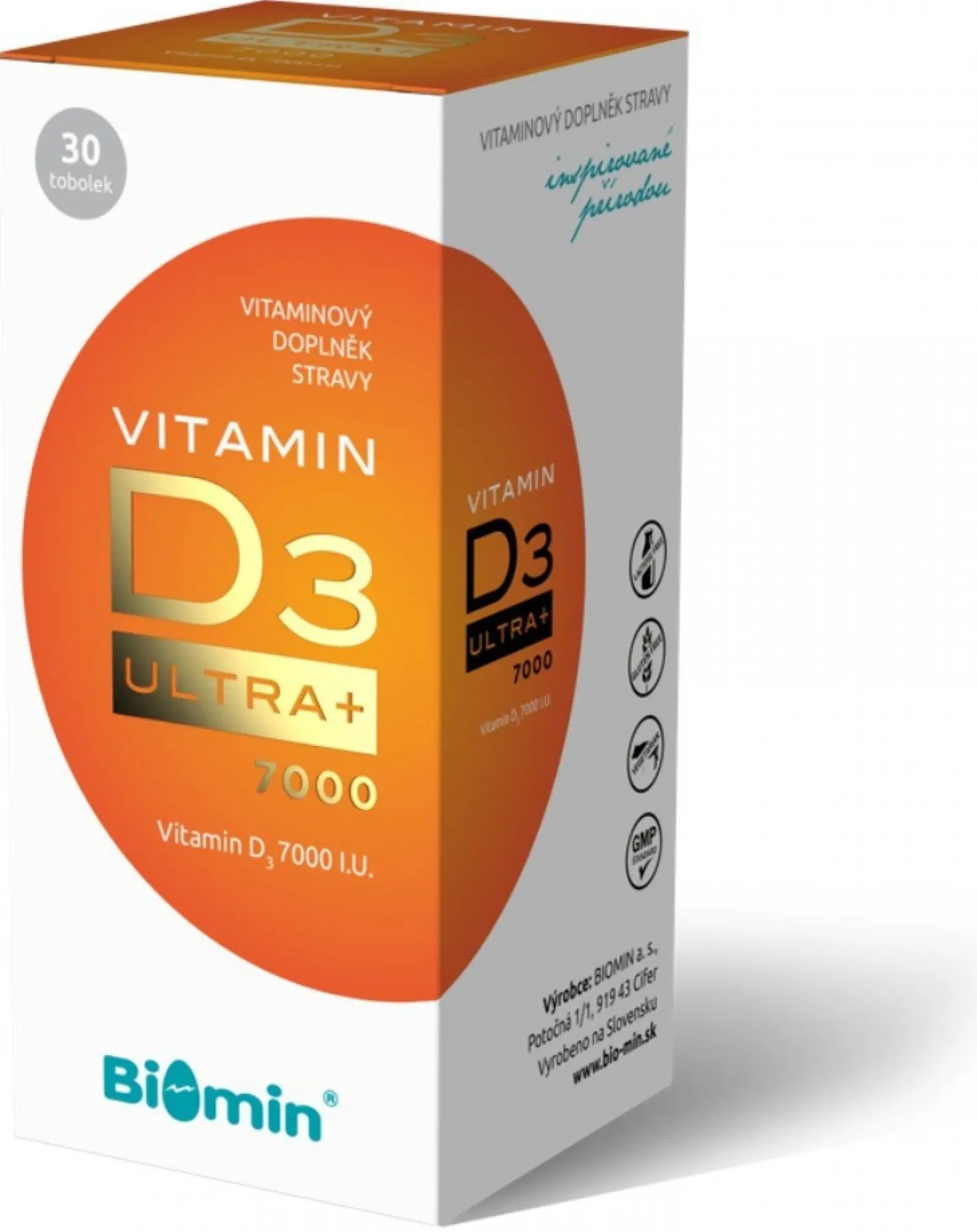 Biomin VITAMIN D3 ULTRA+ 7000 I.U. 30 tobolek