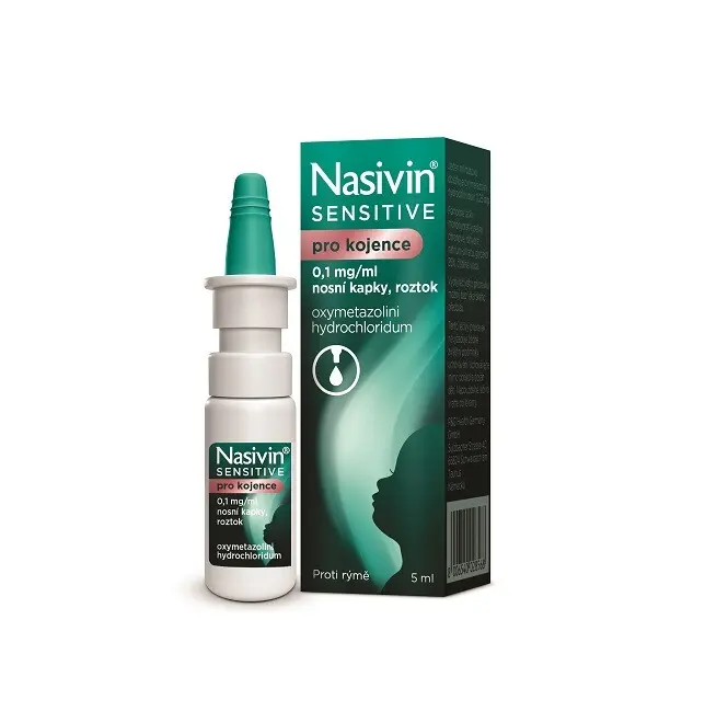 Nasivin Sensitive Pro Kojence 0,1mg/ml nas.gtt.sol. 1 x 5 ml