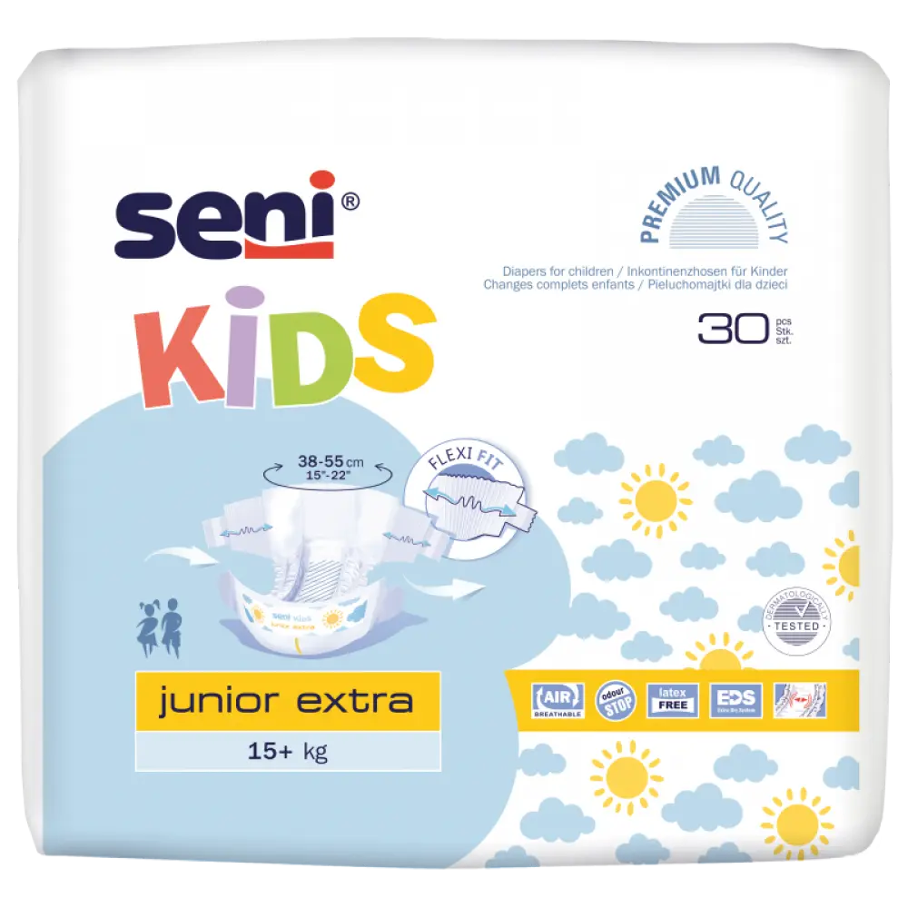 Seni Kids Junior Extra plenko.kalhotky 15+ 30ks