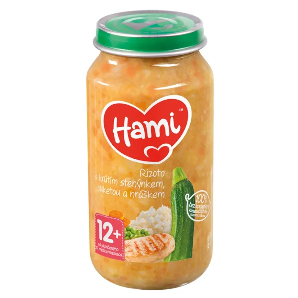 Hami rizoto s krůtím cuketou a hrášek 250 g