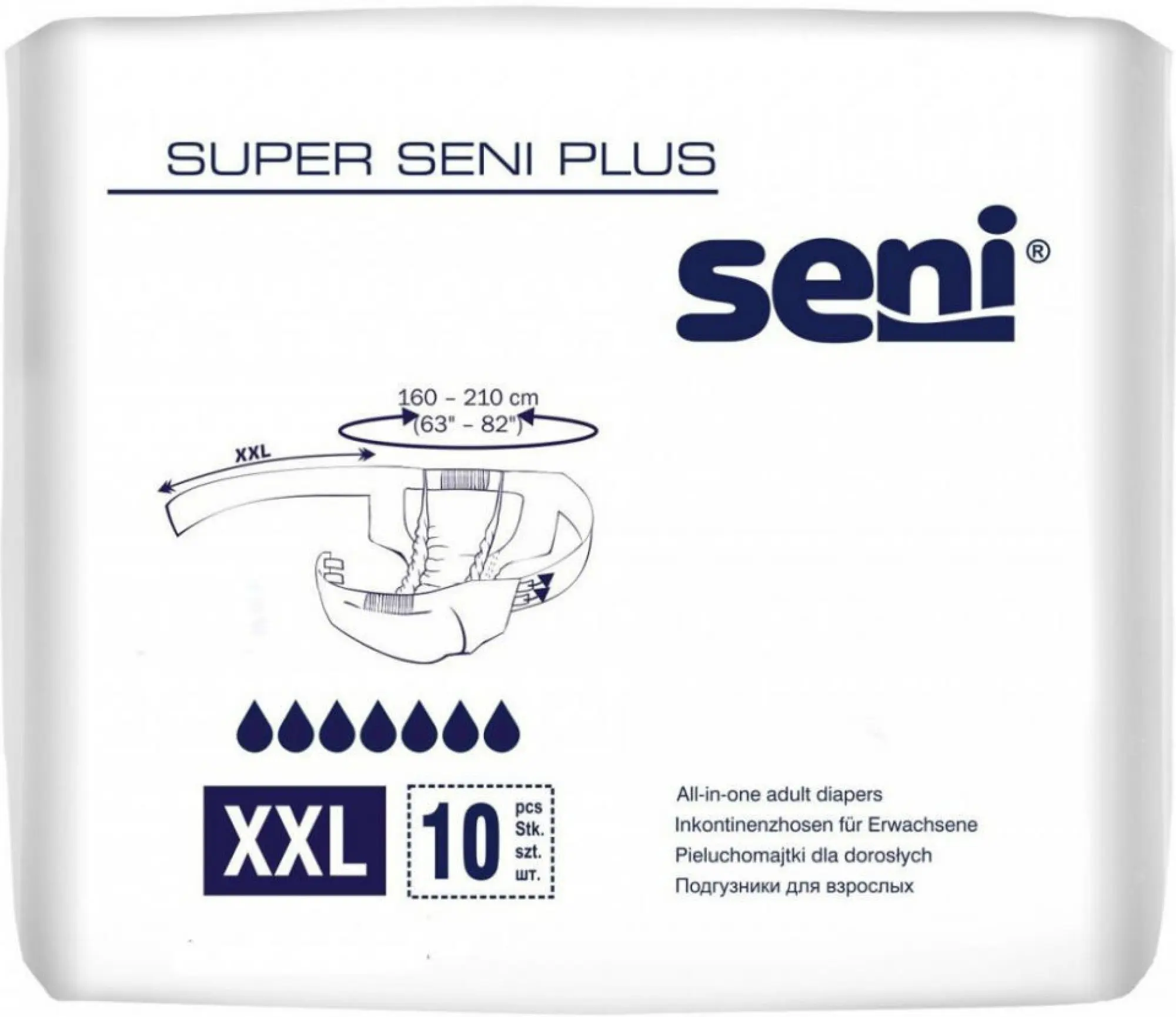 Super Seni Plus XXL 10 ks