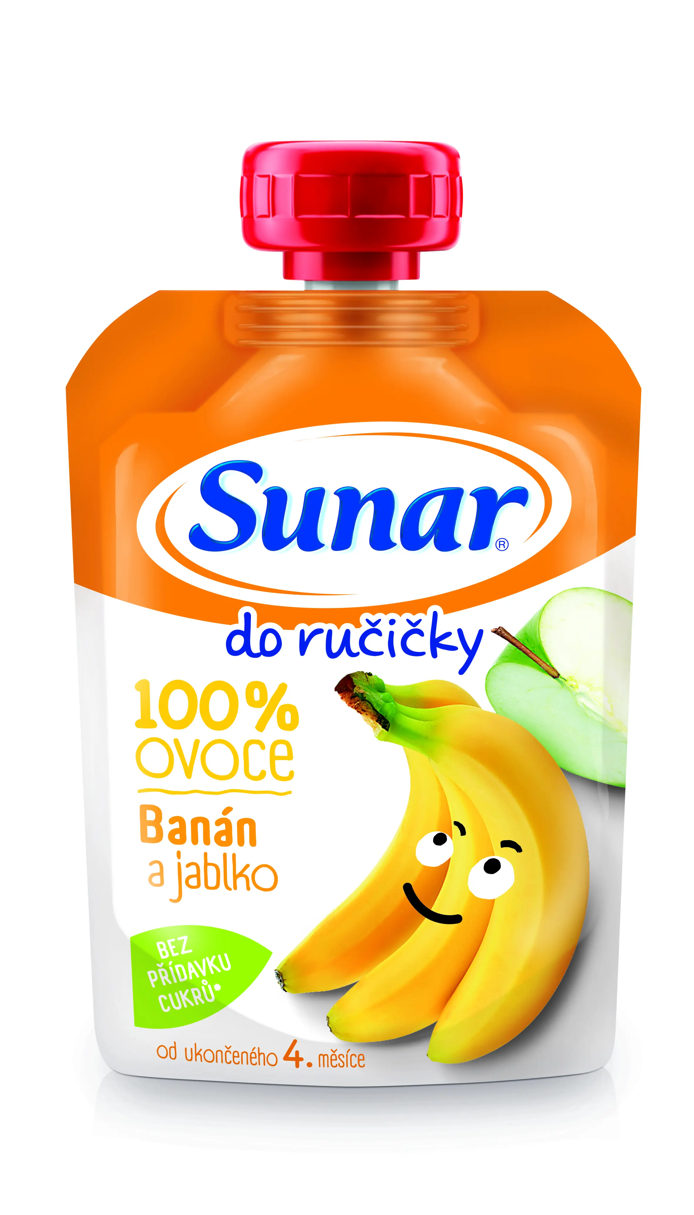 Sunar kapsička Do ručičky jablko banán 100g