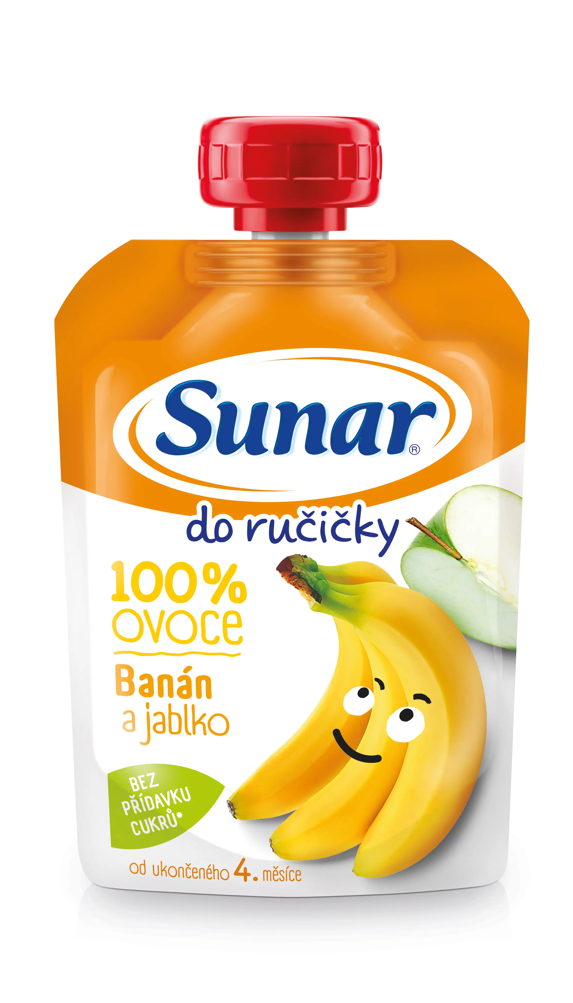 Sunar kapsička Do ručičky jablko banán 100g