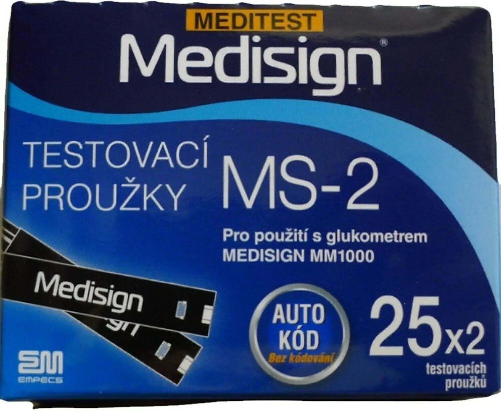 Meditest Medisign proužky testovací MS-2 50 ks