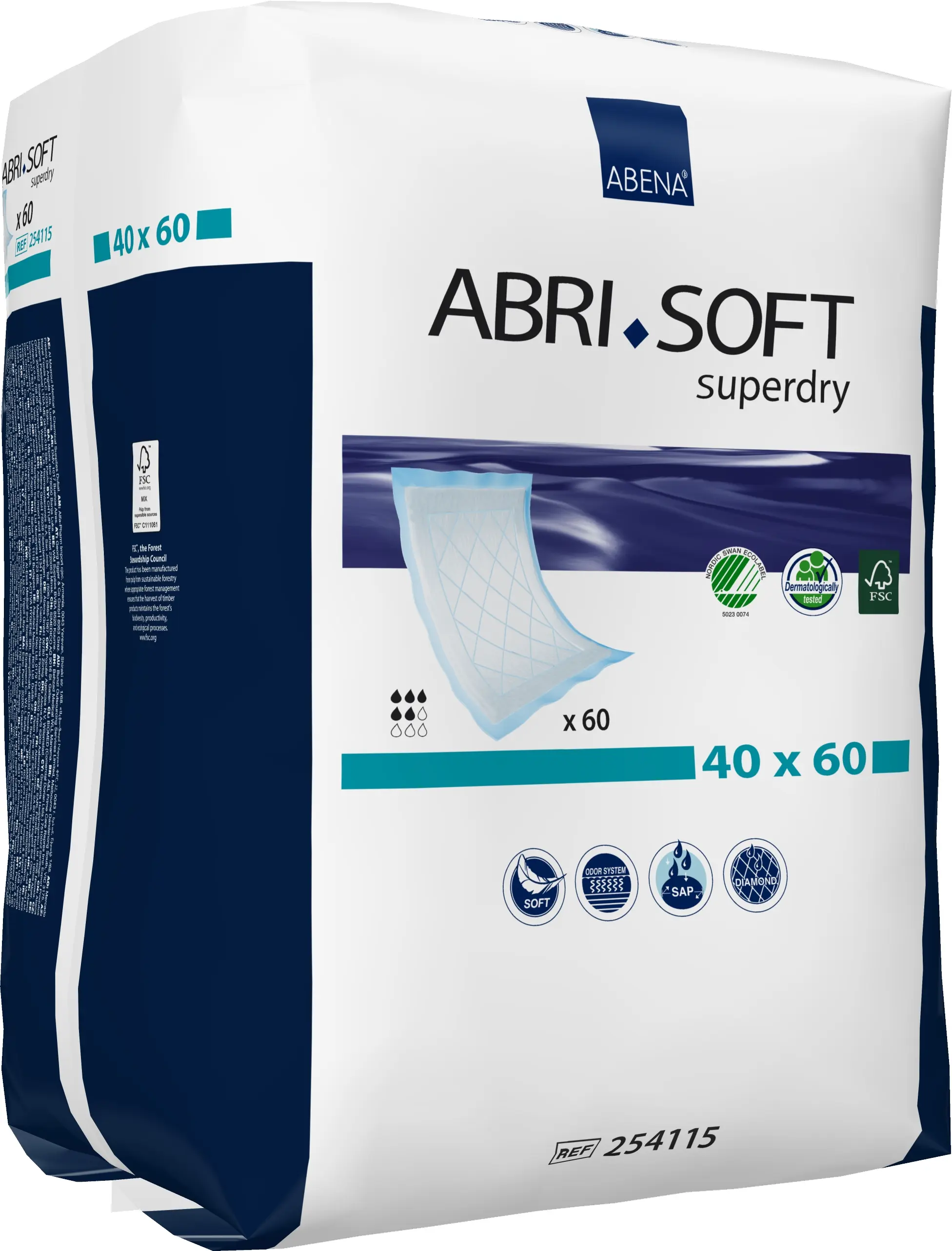 Abri-soft Podložka 40 x 60 cm Superdry 60 ks