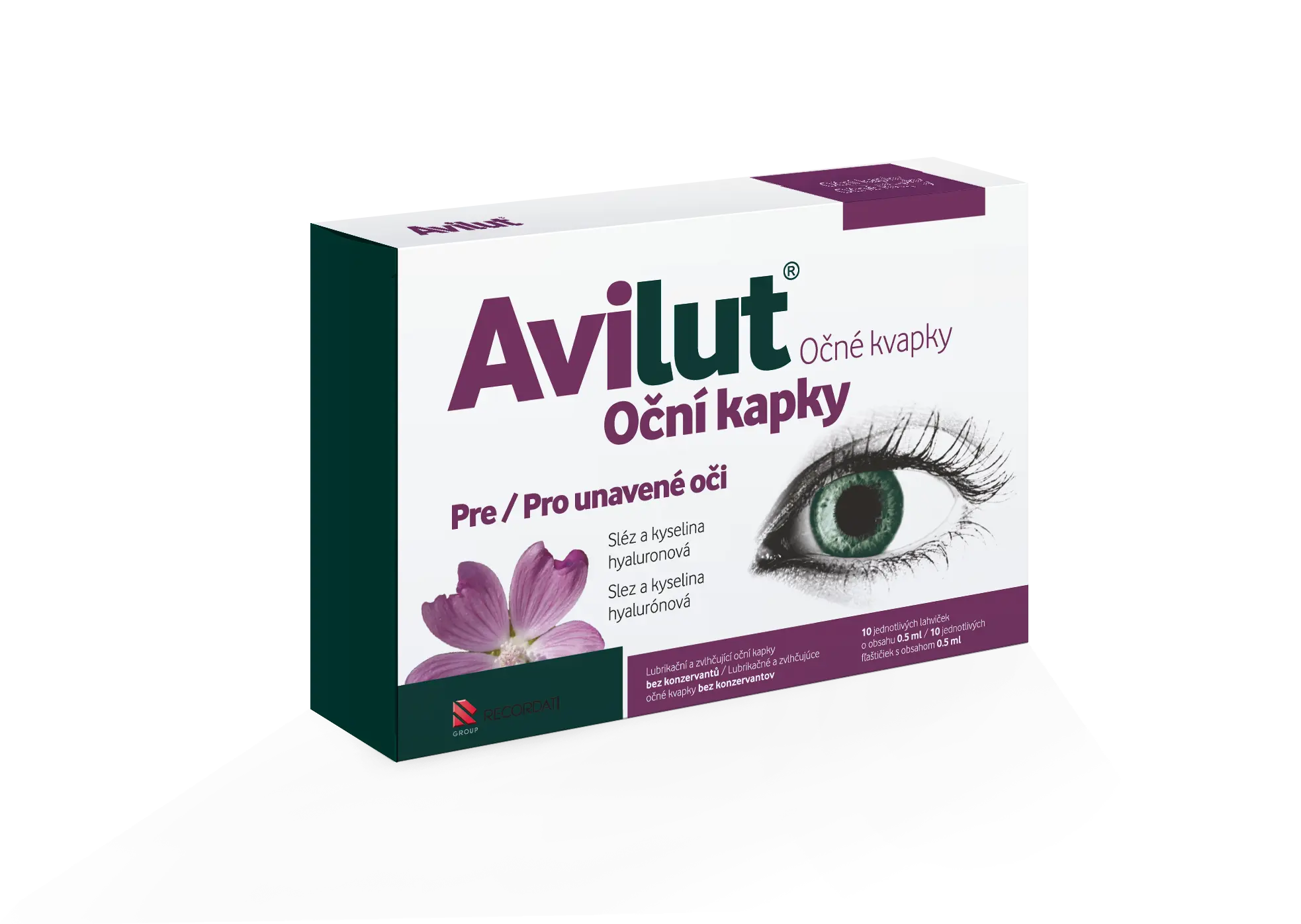 Avilut oční kapky 10 x 0,5 ml