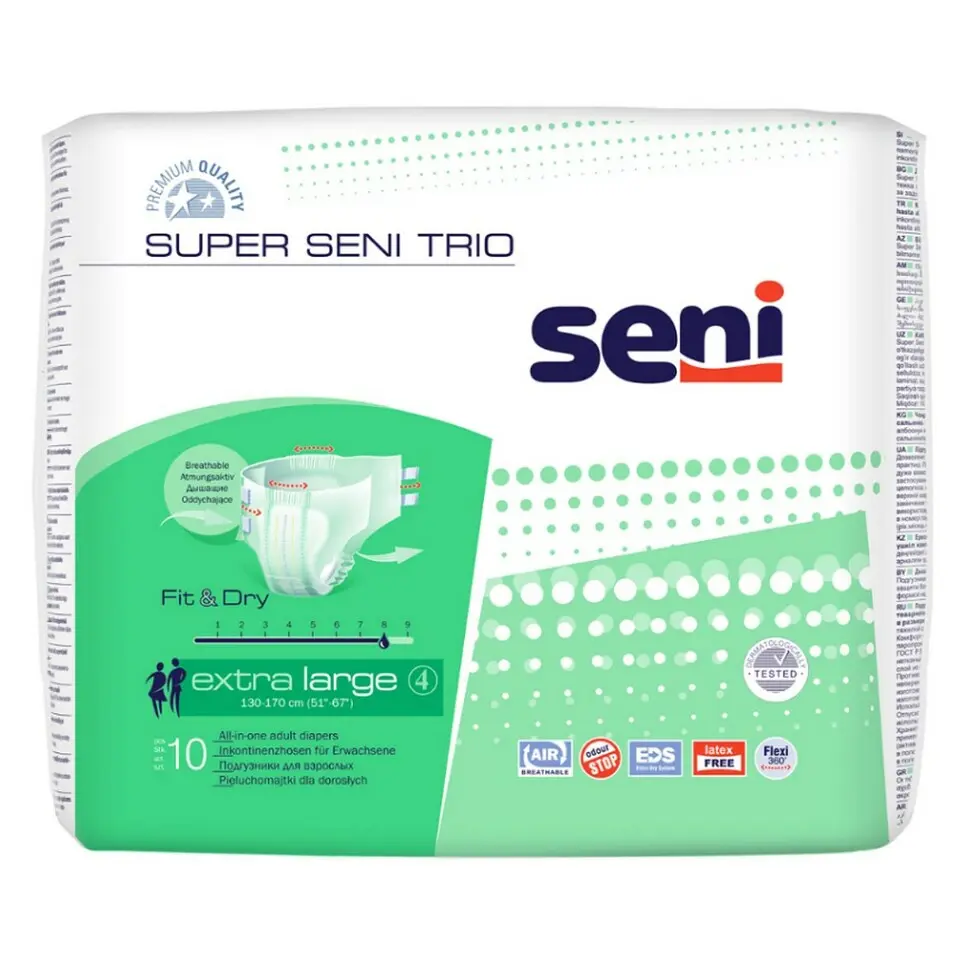 Seni Super Trio Extra L 10 ks