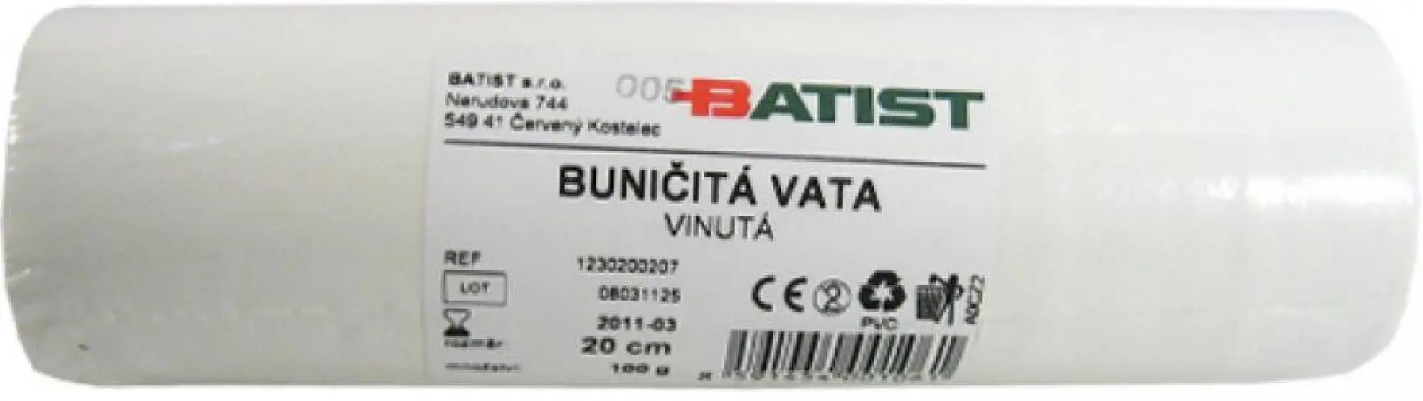 Batist vata buničitá vinutá 100 g