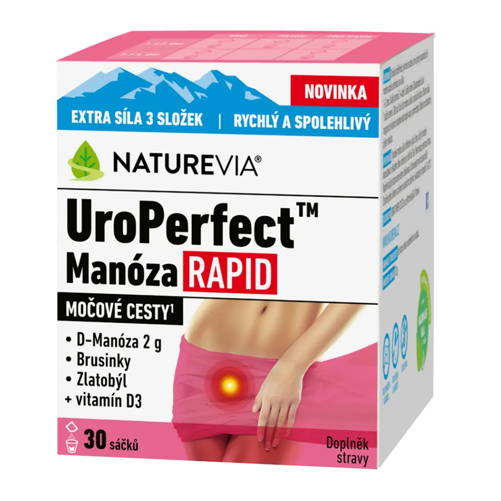 NatureVia UroPerfect Manóza Rapid 30 sáčků