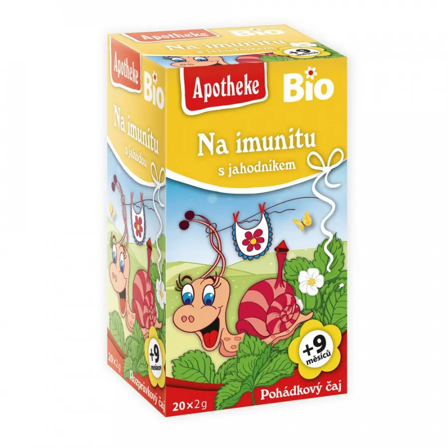 Apotheke Bio Pohádkový Imunita s jahodníkem 20 x 2 g