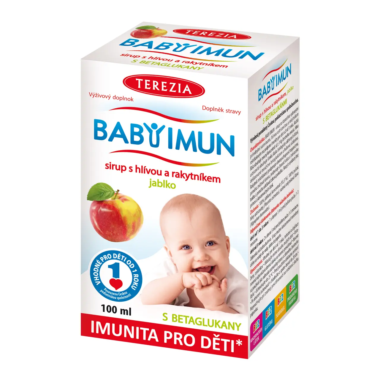 Terezia Company Baby Imun sirup s hlívou a rakytníkem 100 ml