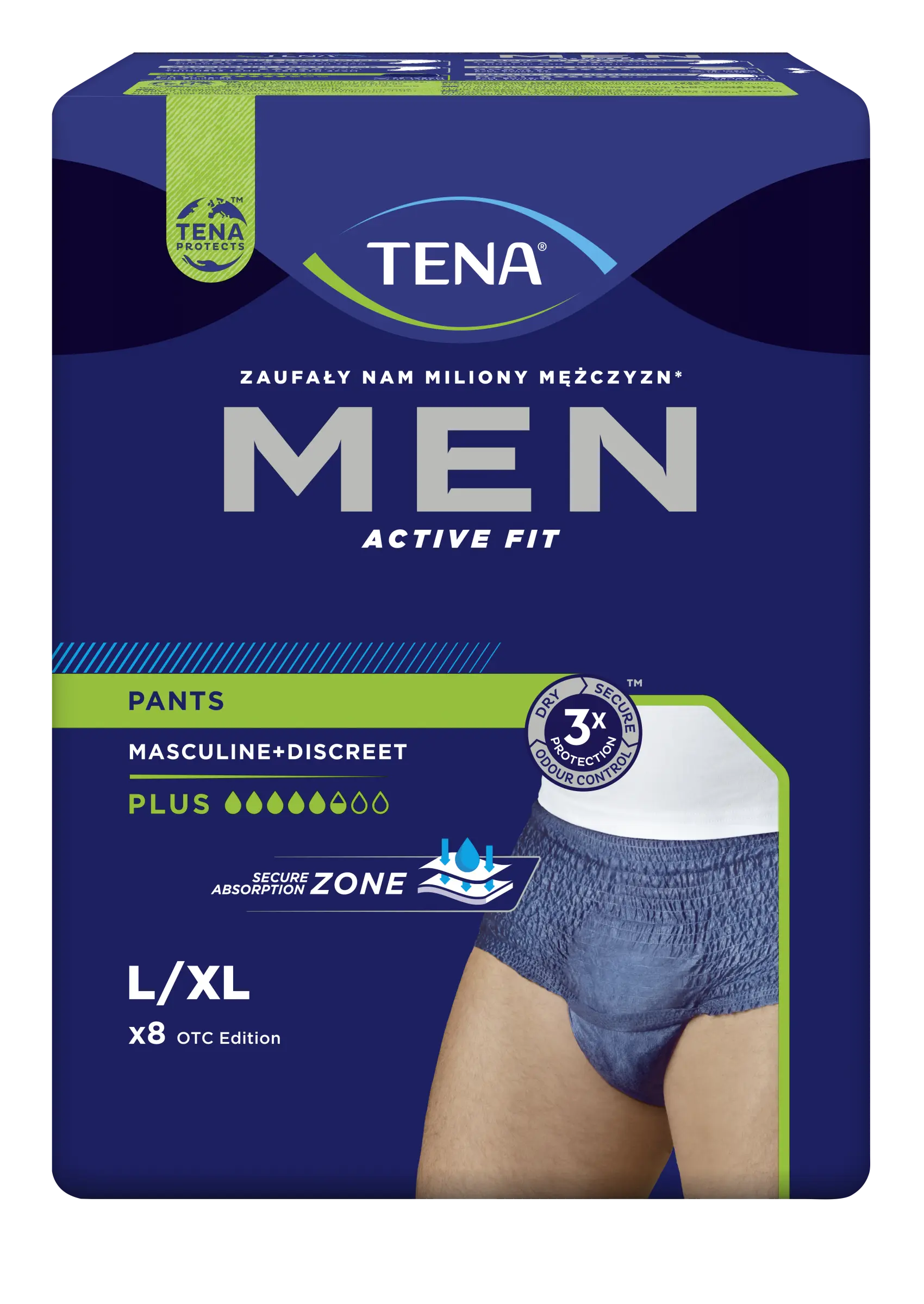 Tena Men Pants Plus L 8 ks