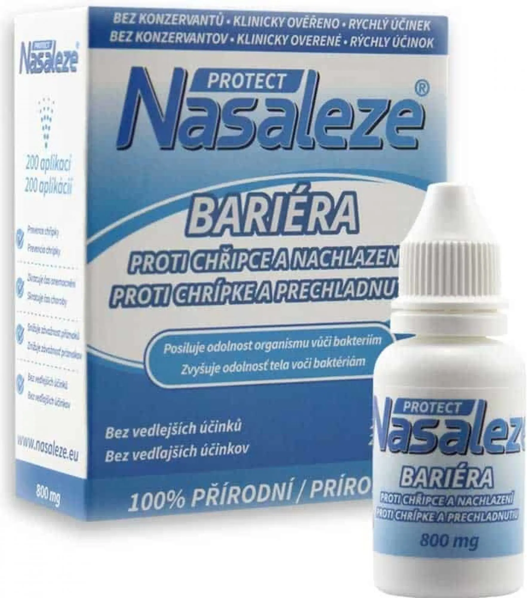 Nasaleze Protect nosní bariérový sprej 800 mg